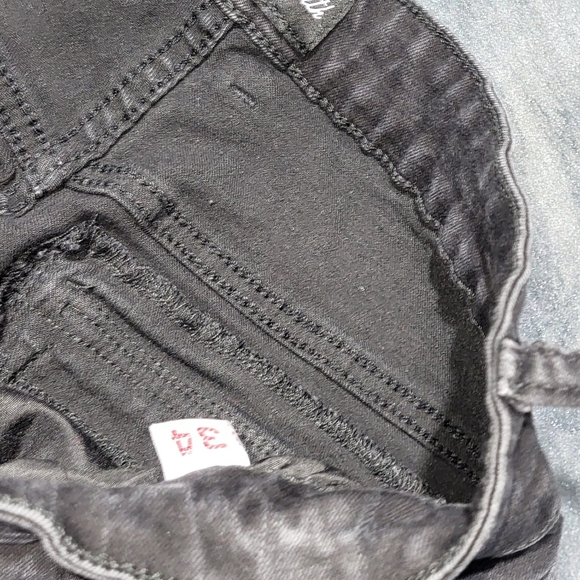 Filthy Wealth black distressed jeans women's 34/32 - Picture 4 of 9